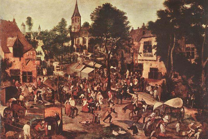 BRUEGHEL, Pieter the Younger Village Feast oil painting image